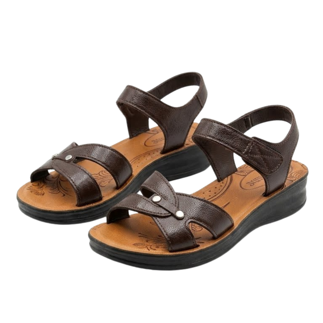 Atena – Sandali comodi - Marrone - 34