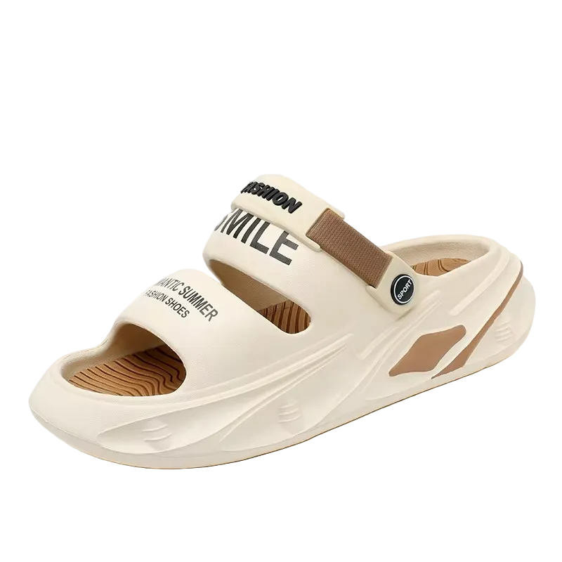 OrthoSmile – Ciabatte comode - Beige - 36