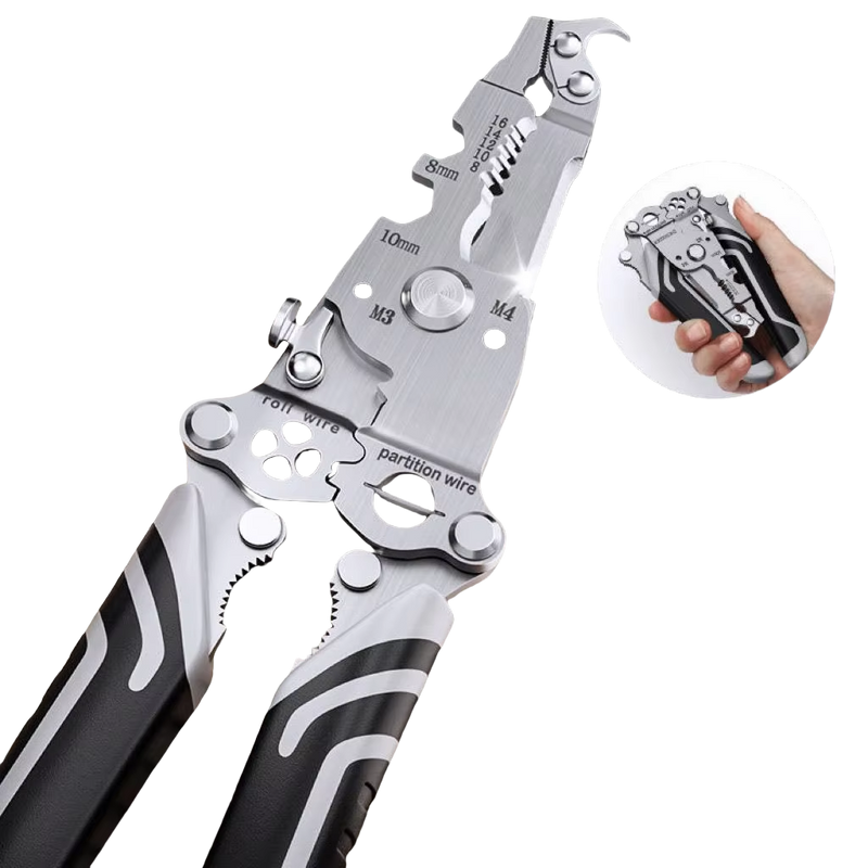 Multifunctional Folding Wire Stripper-Professional Electrician Tool