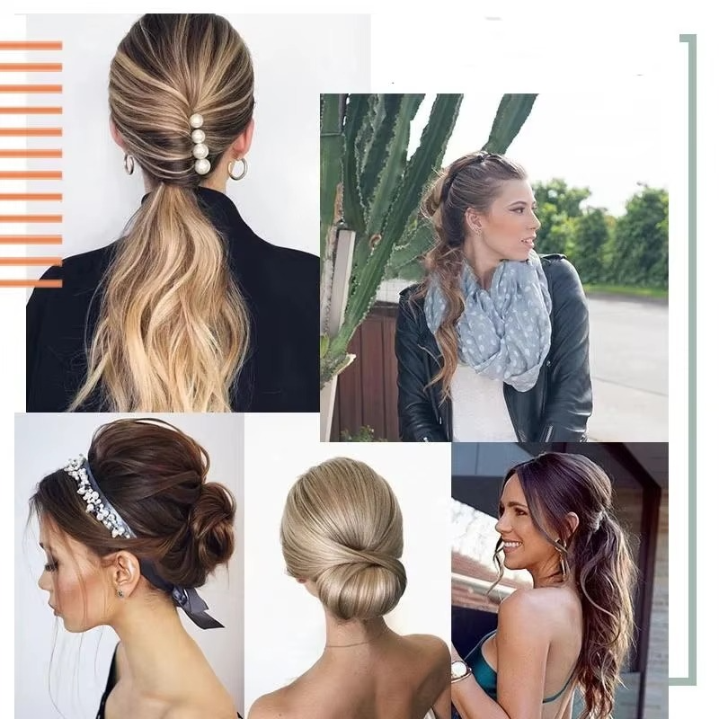 Vintage Stretchy Banana Hair Clip