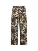 Leopard Diamanté Flared Jeans
