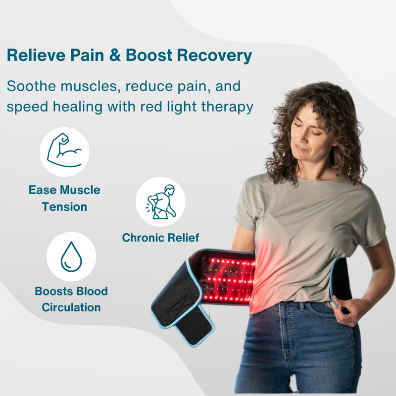 Therma™ - Pain Relief & Slimming Belt + Red Light Mastery Guide