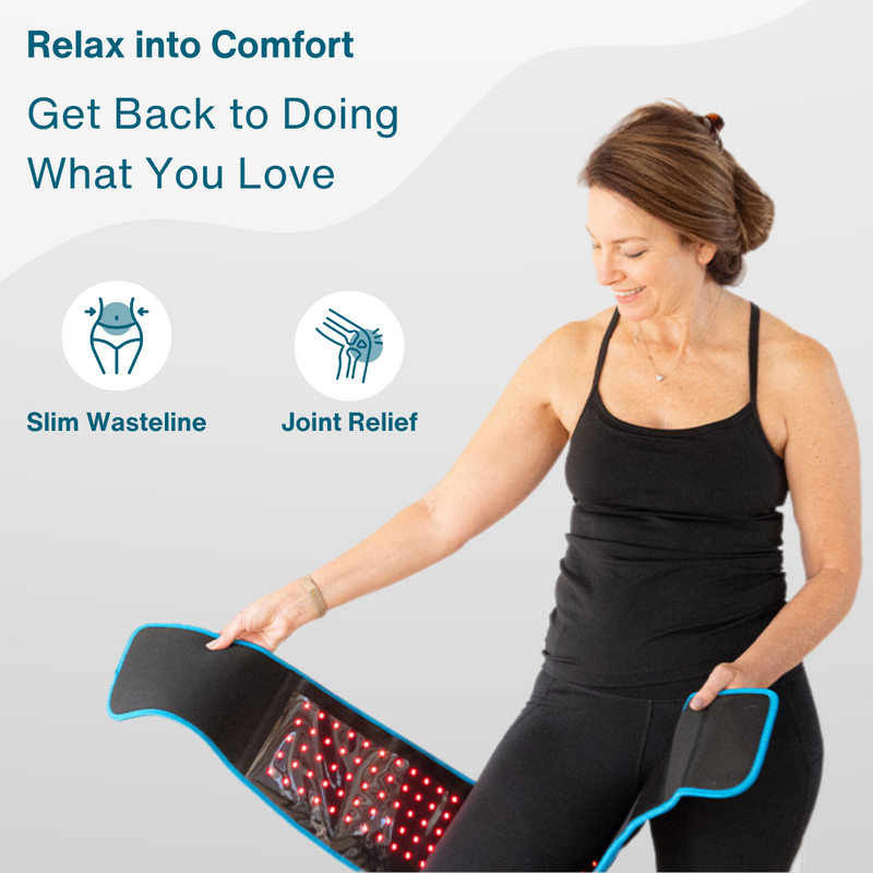 Therma™ - Pain Relief & Slimming Belt + Red Light Mastery Guide