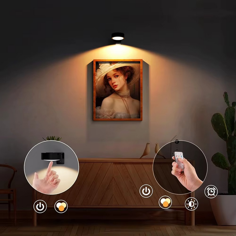 Magnetic Art Light with 13 Lighting Modes