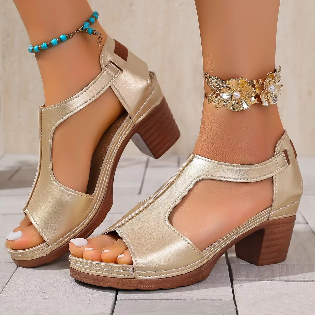 Lucy – Sandali comodi - Bianco - 42