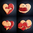 Hug From My Heart For You (Handmade Wood Carvings)