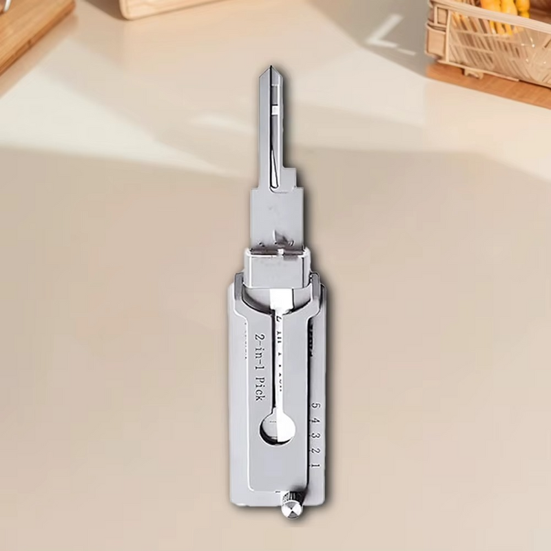 Stainless Steel 2-in-1 Lock Decoder Tool