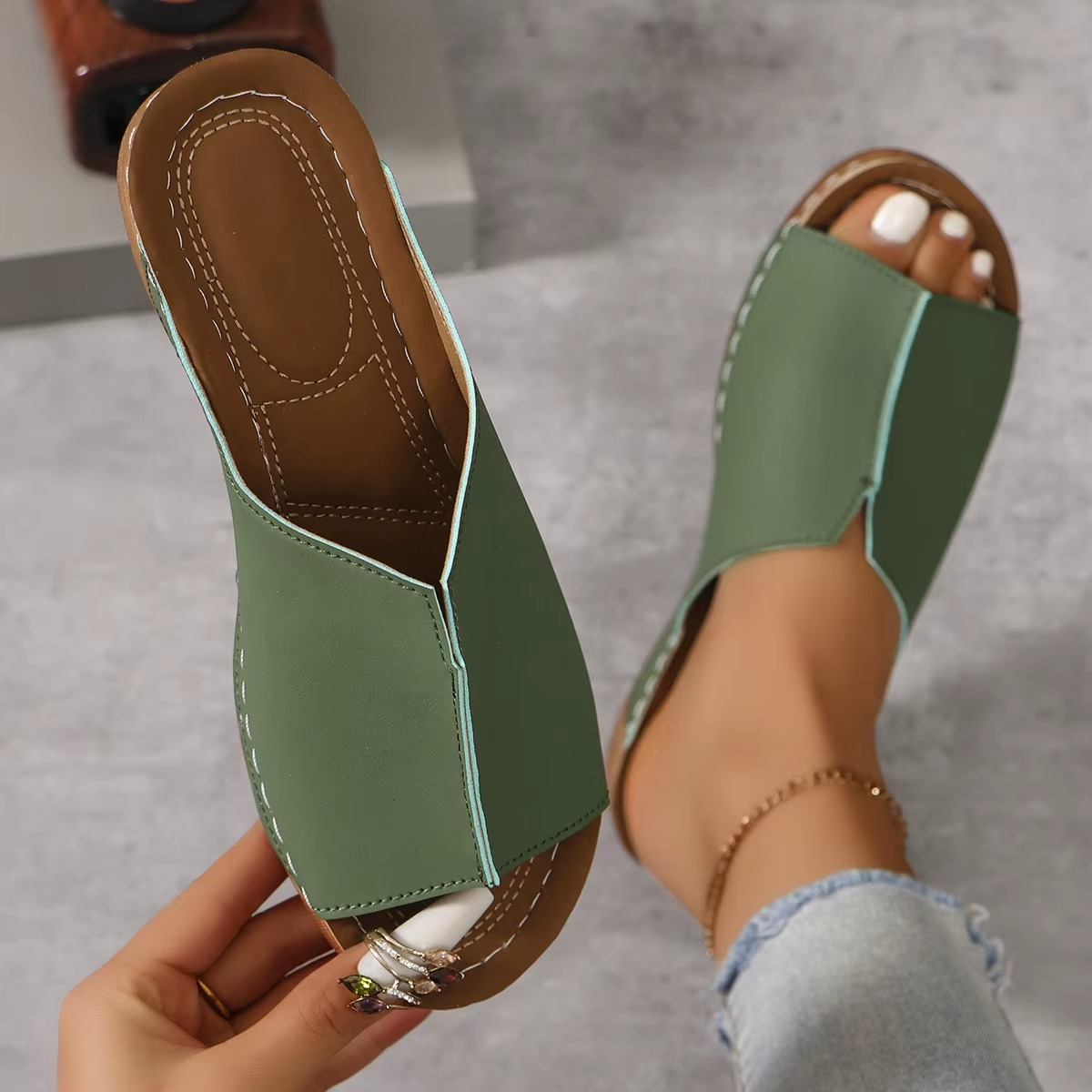 OrtoLife – Sandali comodi - Nero - 39
