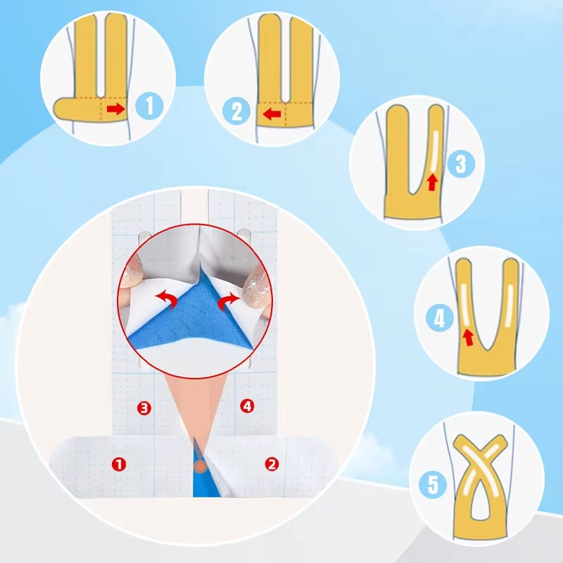 Precut Kinesiology Tape For Knees