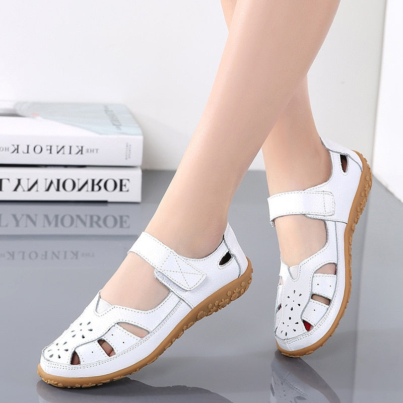 Luna – Sandali comodi – Modello 2 - Marrone - 36