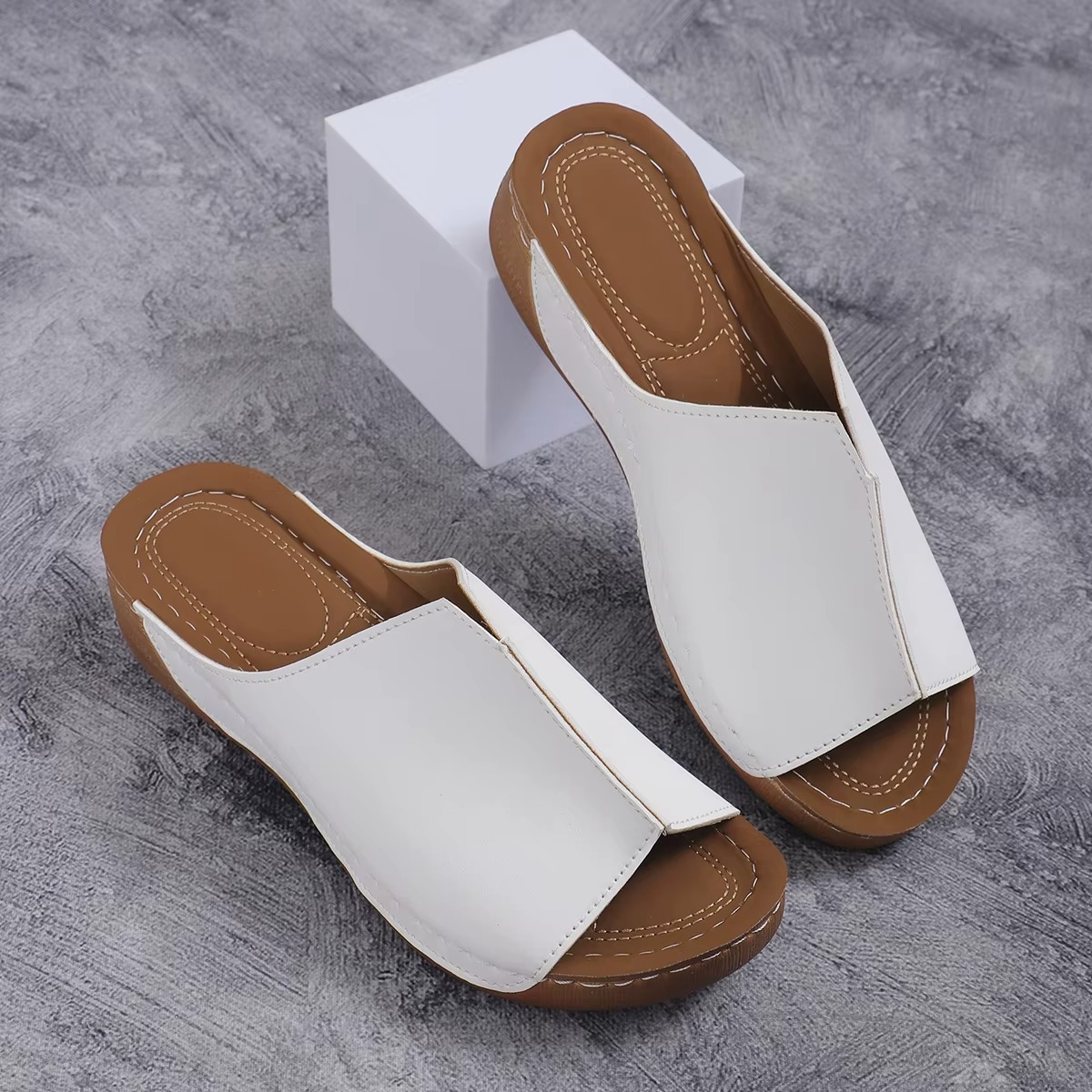OrtoLife – Sandali comodi - Bianco - 37