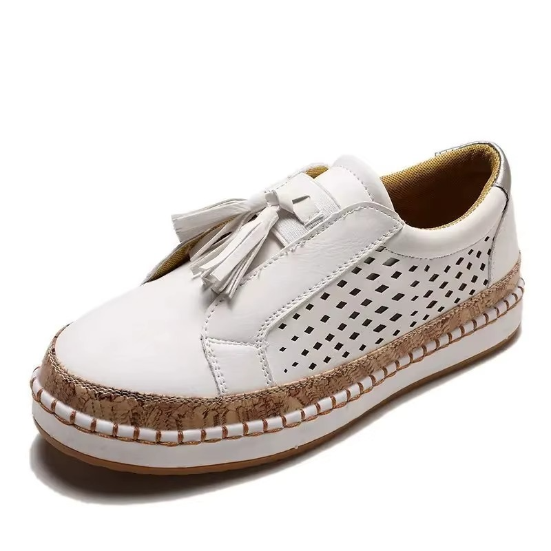 Calvona – Sneakers comode - Bianco - 35