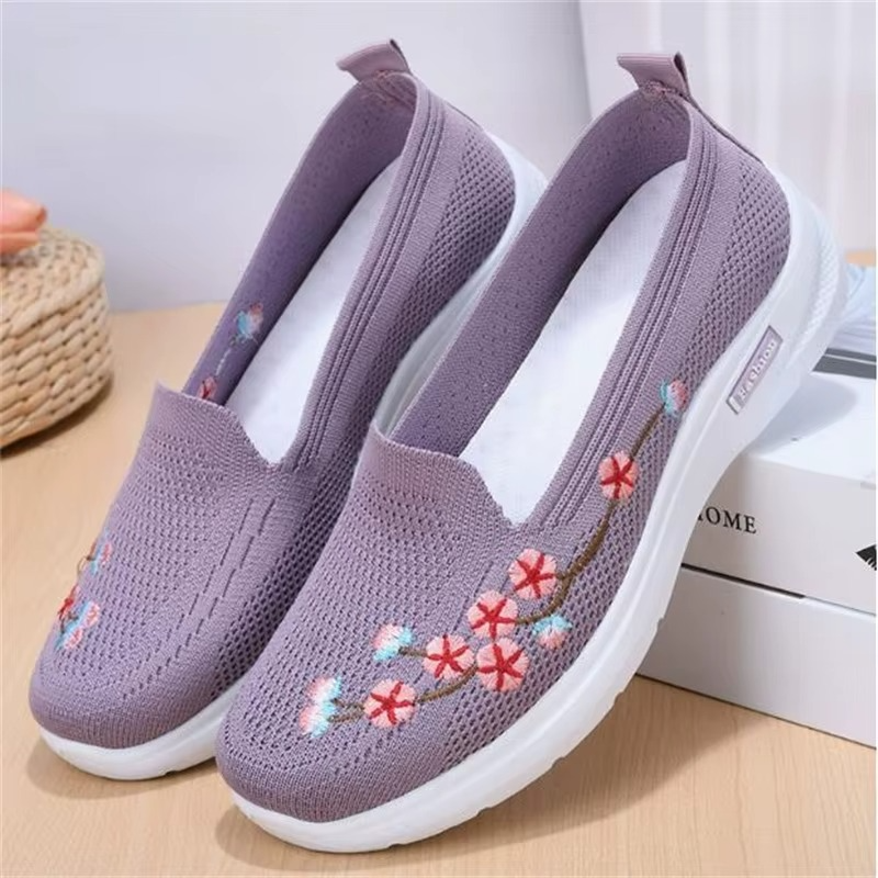Flower – Sneakers comode - Grigio - 36