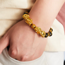 Gold-Plated Double Pixiu Bracelet - Extreme Wealth & Protection