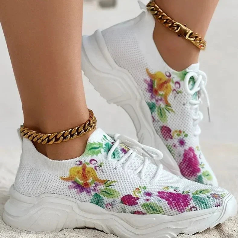 FloralMov – Sneakers comode - Multicolore - 36