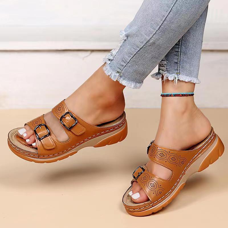 Via Confort – Sandali comodi - Marrone - 40