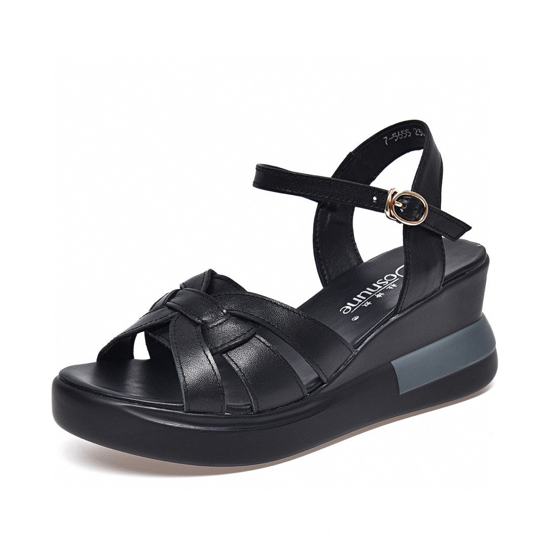 Amelie – Sandali comodi - Nero - 35