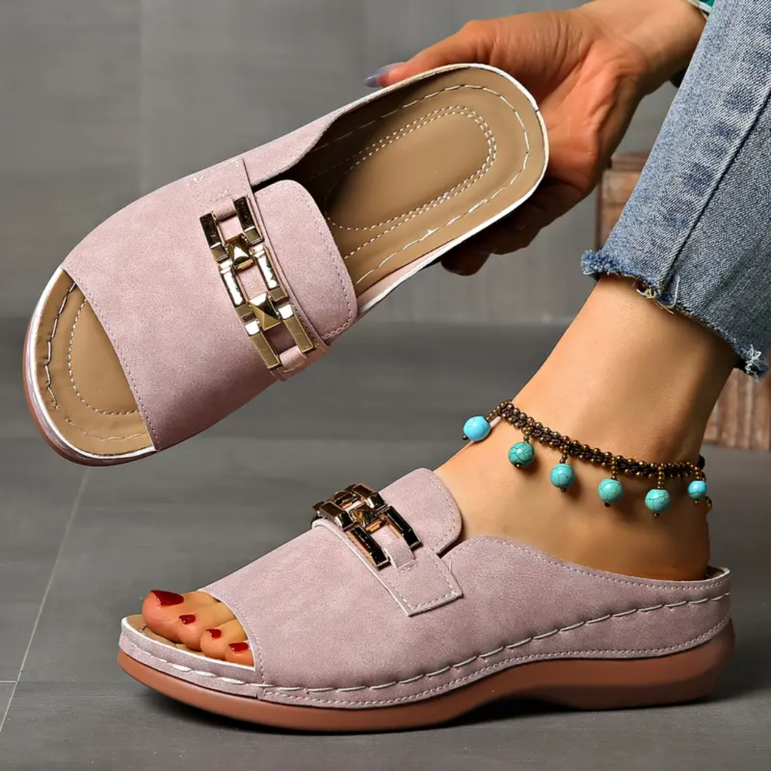 Lunna Comfort – Sandali comodi - Beige - 43