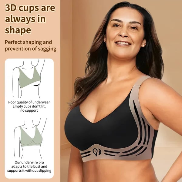 Wire-Free Top Support Bra