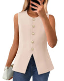 Summer Sleeveless Blazer Vest