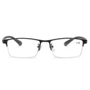 Metal ultra-light half-frame photochromic multifocal glasses