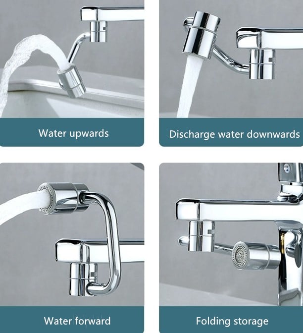 Rotatable Faucet Universal Extender