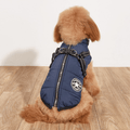 Waterproof Winter Dog Jacket with Built-in Harness