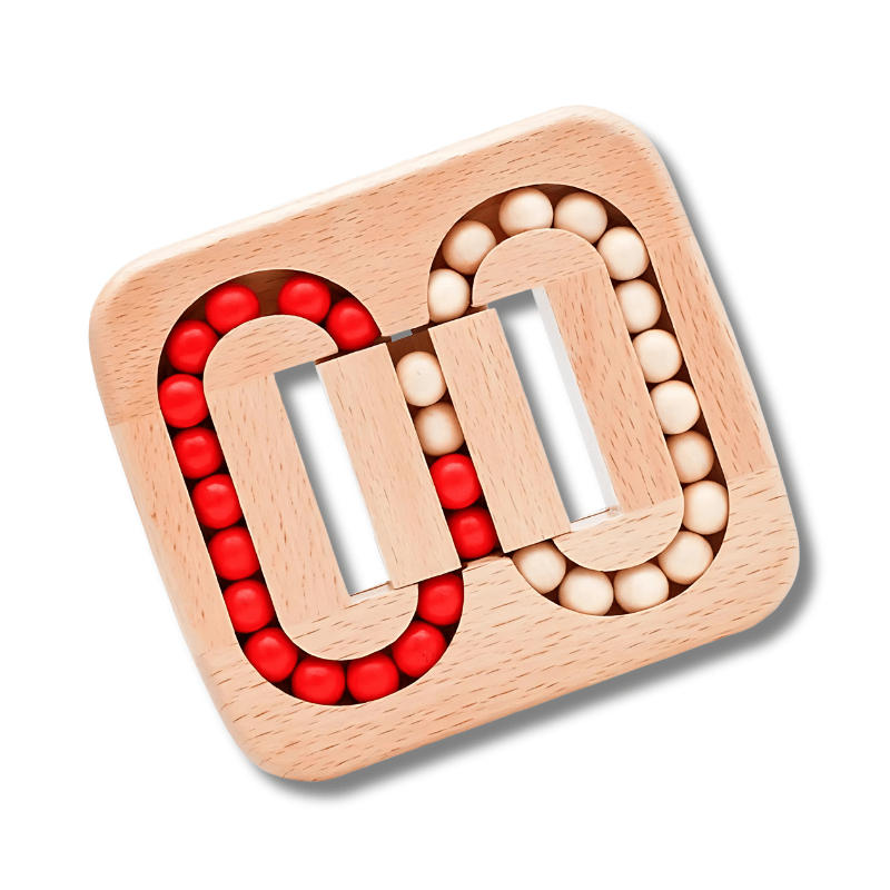 Rotating Magic Bean Toy Wood Puzzles For Adults and Kids
