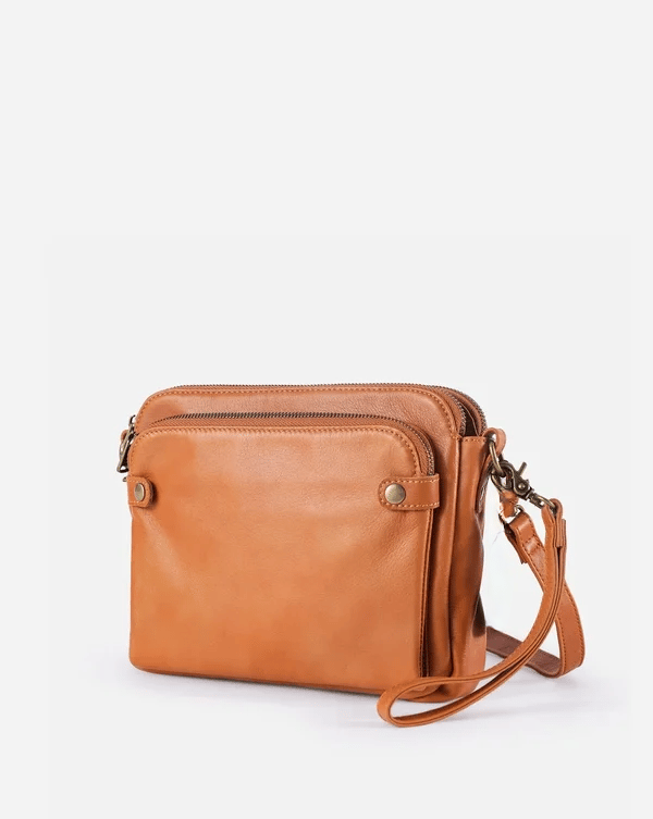 Crossbody Leather Shoulder Bags and Clutches
