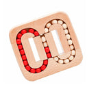 Rotating Magic Bean Toy Wood Puzzles For Adults and Kids