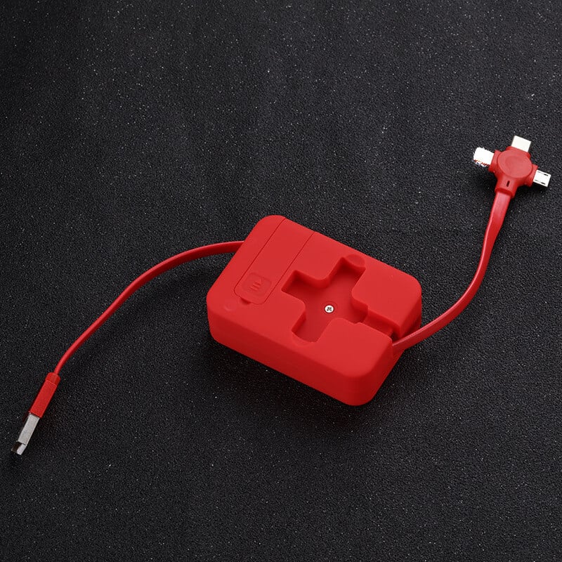 3-in-1 Charging & Data Cable – With Built-In Storage