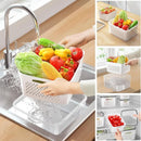 Fridge Food Containers with Removable Colander