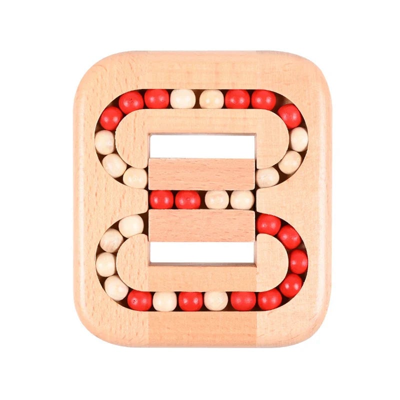 Rotating Magic Bean Toy Wood Puzzles For Adults and Kids