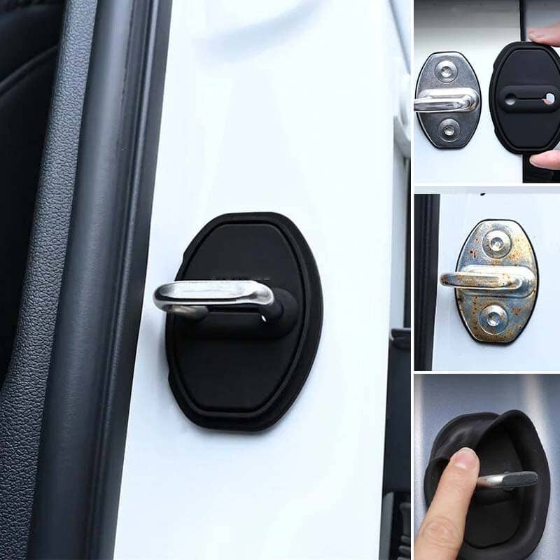 Car Silicone Door Latch Protective Cover(4 PCS)