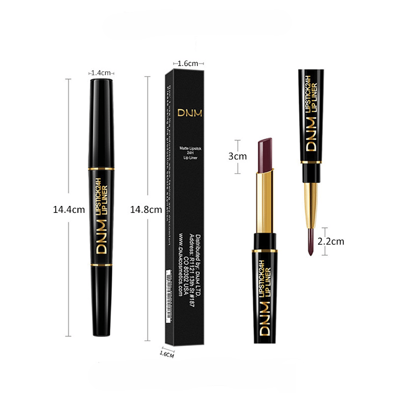 2-in-1 Waterproof Lipstick Lip Liner