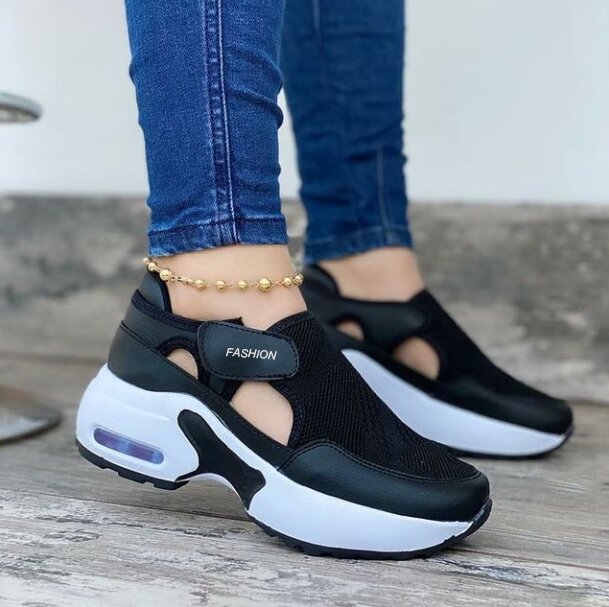 Air Fit – Sneakers comode - Nero - 36