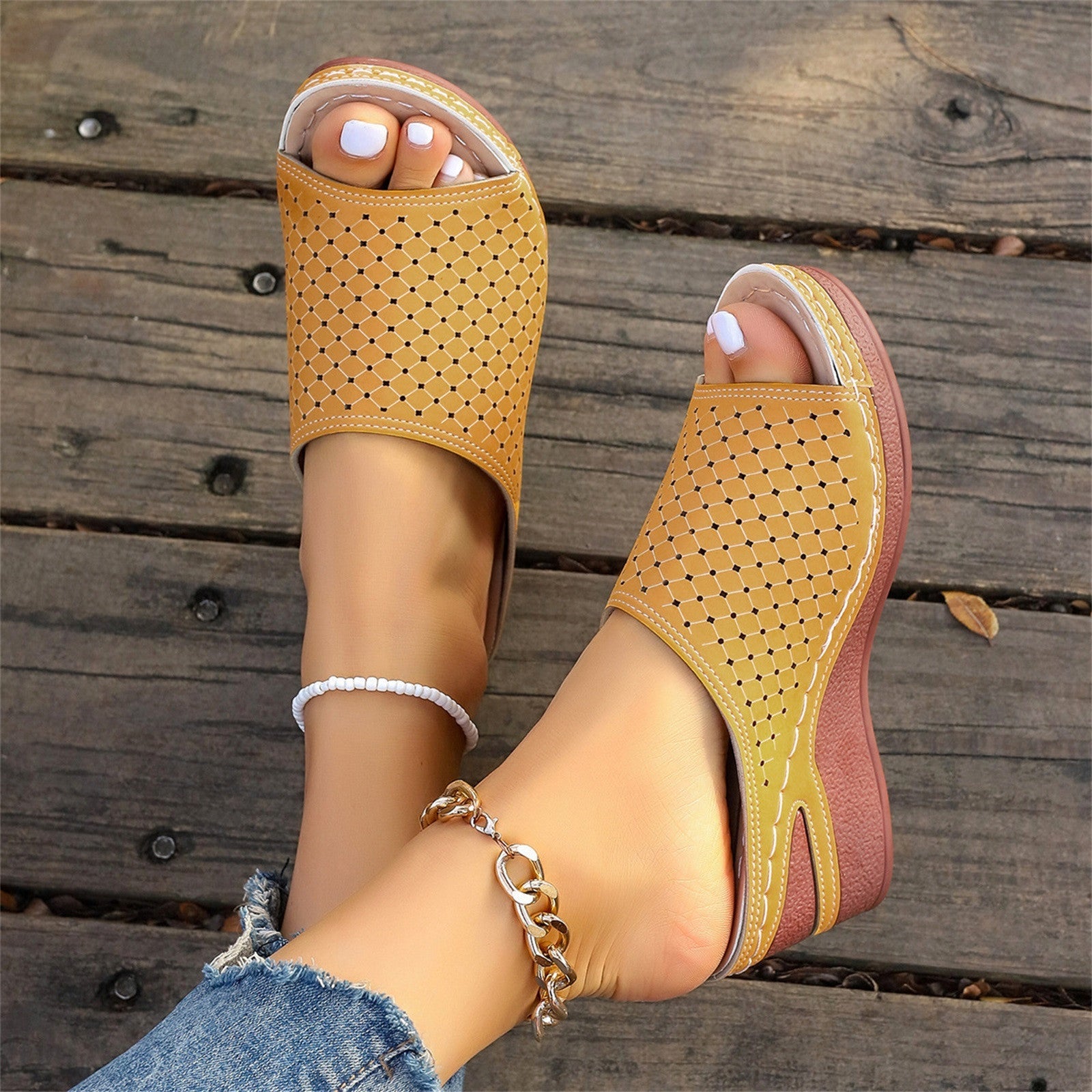 Melissa – Sandali comodi - Beige - 39