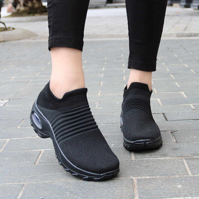 Air Comfort – Sneakers comode - Nero/Grigio - 39