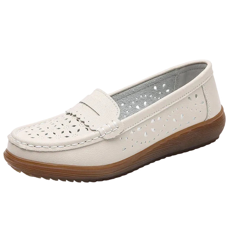 OrthoMotion – Mocassini comodi - Beige - 35