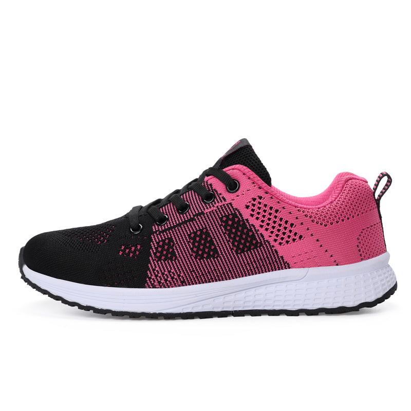 Max Running – Sneakers sportive comode - Nero/Rosa - 36