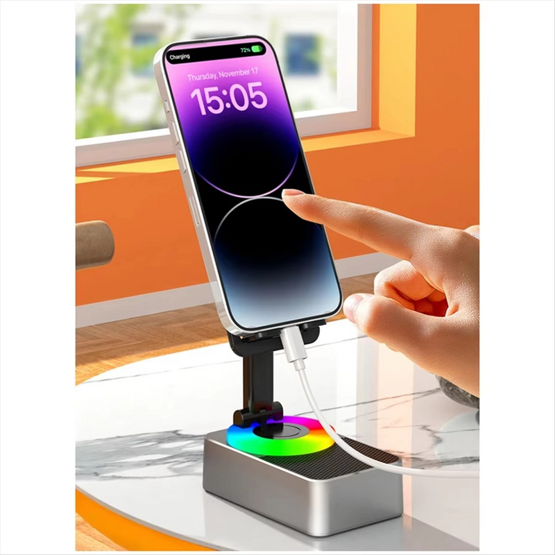 3 in 1 mobile phone holder bluetooth speaker