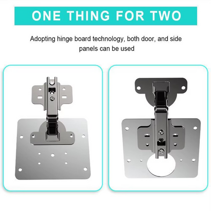 Repair piece for side hinge plate