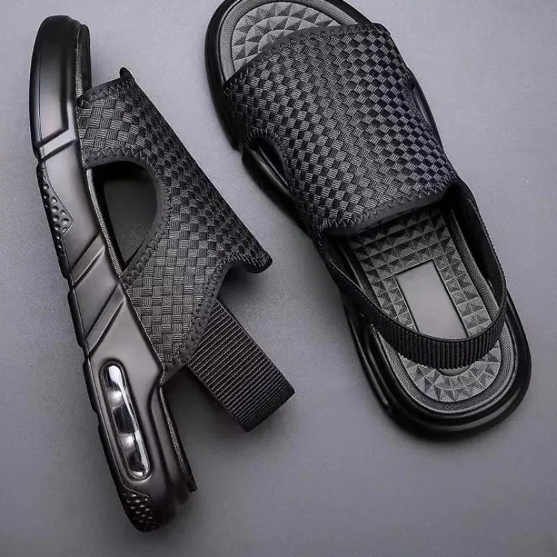 OrthoMen – Sandali comodi - Nero - 42
