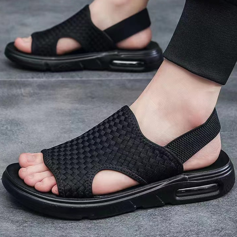 OrthoMen – Sandali comodi - Nero - 40