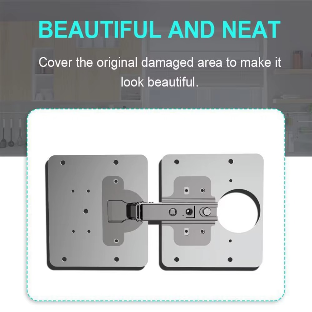 Repair piece for side hinge plate