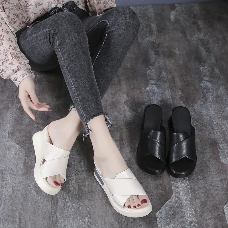 Maria – Sandali comodi - Beige - 43