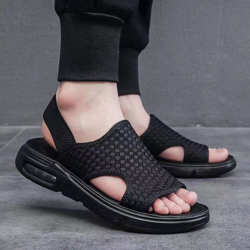 OrthoMen – Sandali comodi - Nero - 38