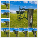 Farm Peeping Animal Metal Art