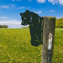 Farm Peeping Animal Metal Art
