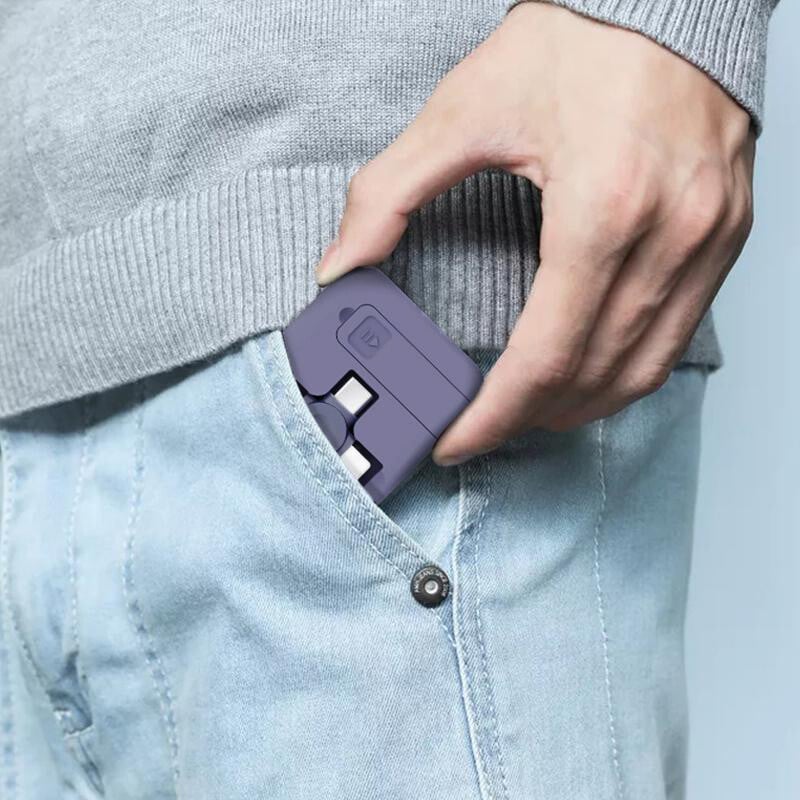 3-in-1 Charging & Data Cable – With Built-In Storage